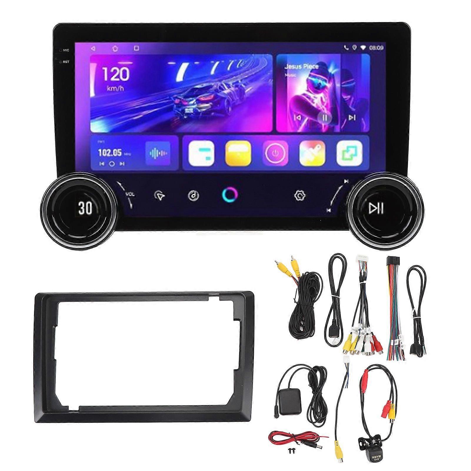 Car Navigation Stereo 10.1 HD IPS Touch Screen for Carplay for Android Auto Bluetooth WiFi 2 Din Tablet Player Dual Knobs GPS Navigator MK9406