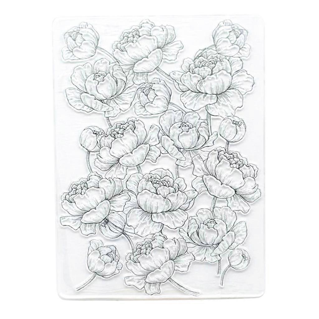 Μπουκέτο σιλικόνης Clear σφραγίδα σφραγίδα DIY scrapbooking ανάγλυφο άλμπουμ φωτογραφιών διακόσμηση σαφές