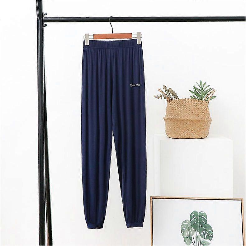 Modal Spring Summer Thin Pants Women's Large Home Comfortable Sleeping Pants Relaxed Pants Wrapped In Sweatpants