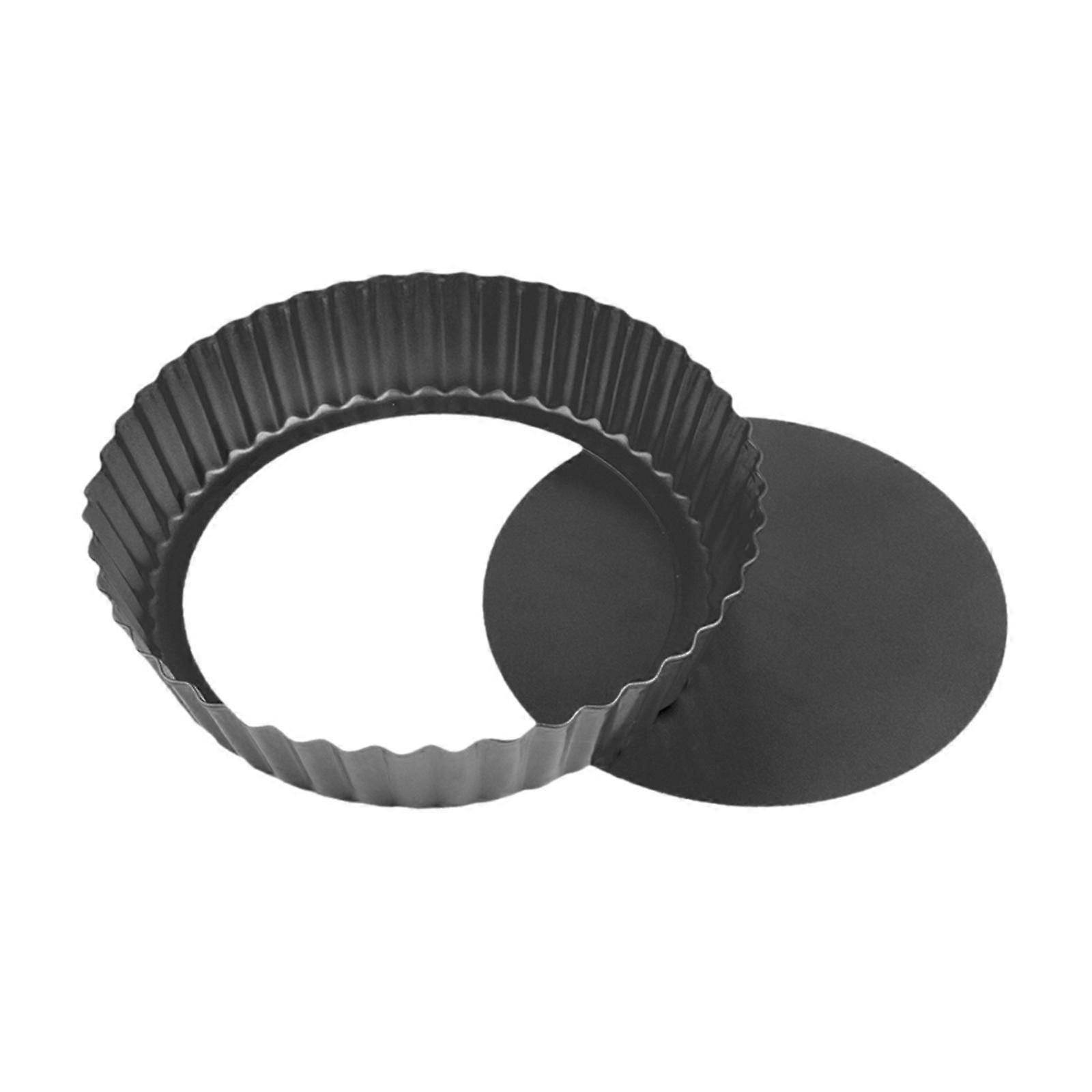 Tart Pan Round Removable Loose Bottom Reusable Quiche Baking Dish Quiche Pan 26cm