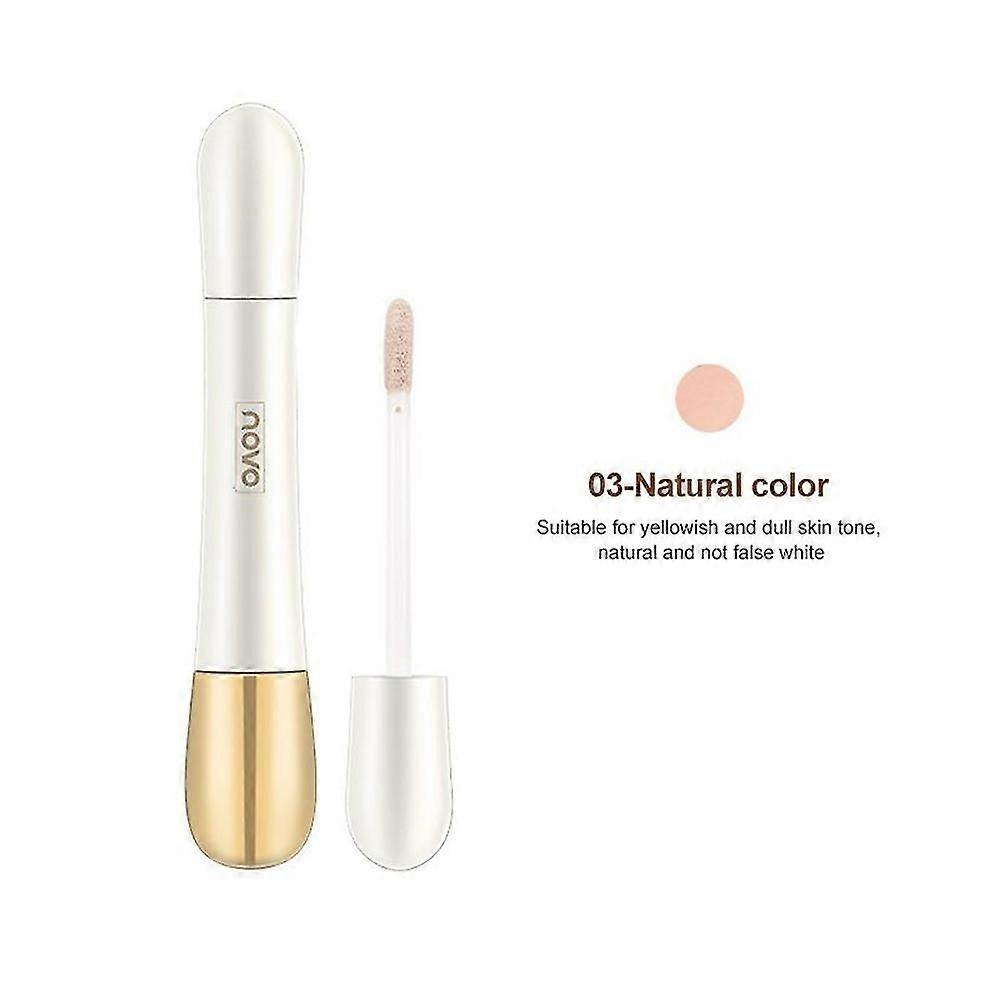 2 in 1 Foundation Anti-Falten-Concealer-Foundation-Stick mit integriertem Pinsel