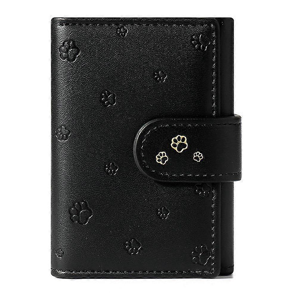 Wallet for women, smooth and soft faux leather wallet, small and short format wallet, small wallet with 8 card slots and note compartment