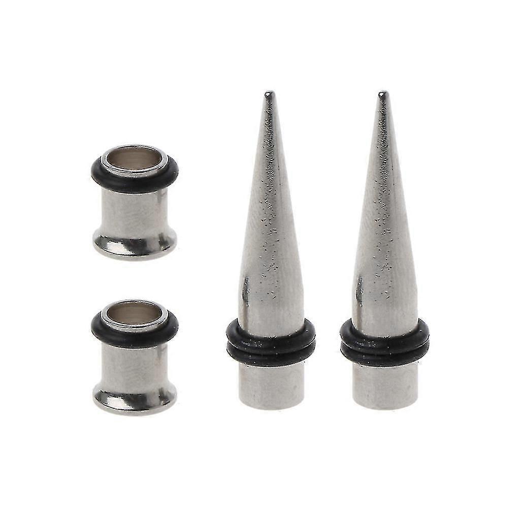 7mm Ear Stretching Kit With O-ring Surgical Steel Tapers And Tunnel Expanders