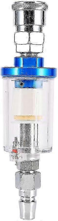 Compressor Water Filter, 1/4" 6mm Bsp Gun Air Line Filter Siphon