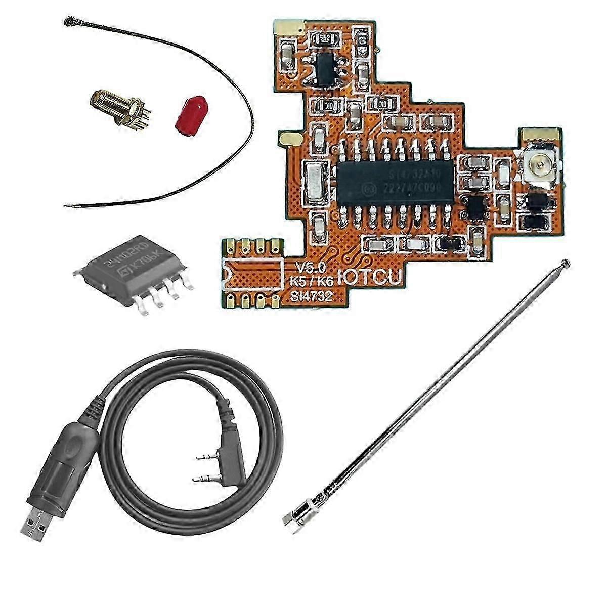 Exquisite SI4732 V5.0 FPC Module+2M Chip+Antenna Full Kit for UVK5 UVK6 HF Shortwave Full Band/Single Sideban