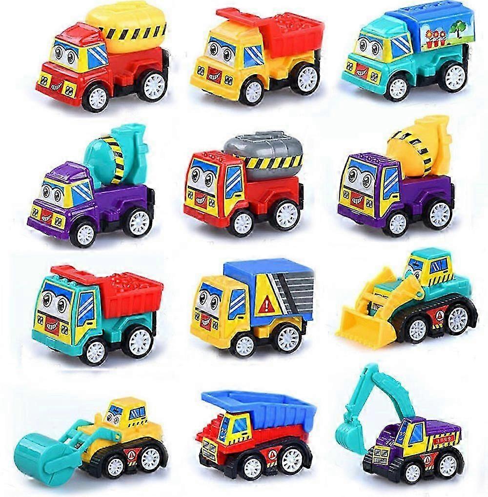 2025 Pull Back Toy Cars 12 Pack Mini para niños