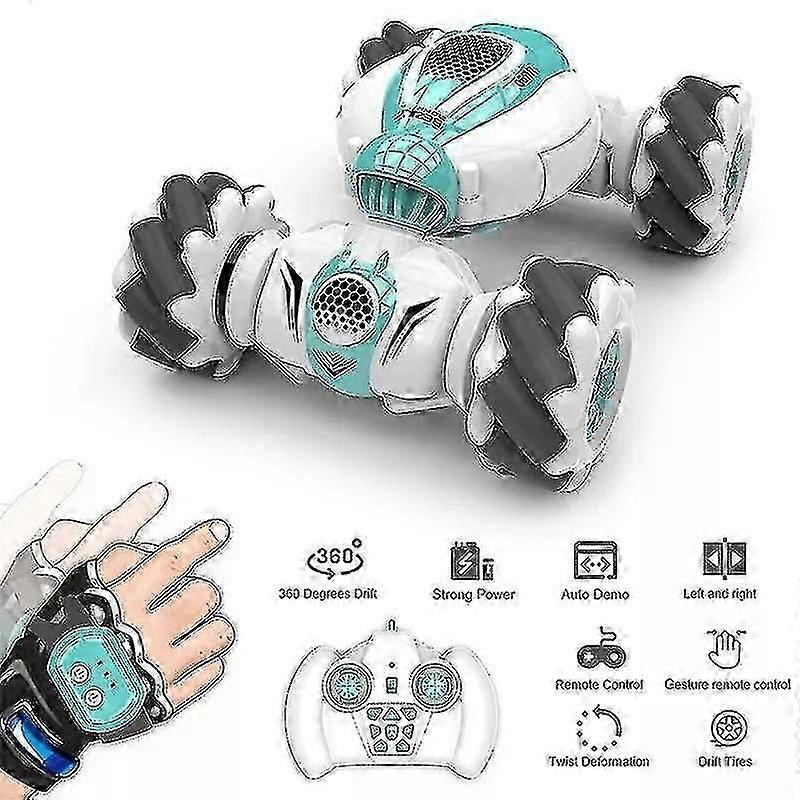 リモートコントロールスタントカー、リモートコントロールハンドジェスチャーセンサー変形可能な電気おもちゃの車