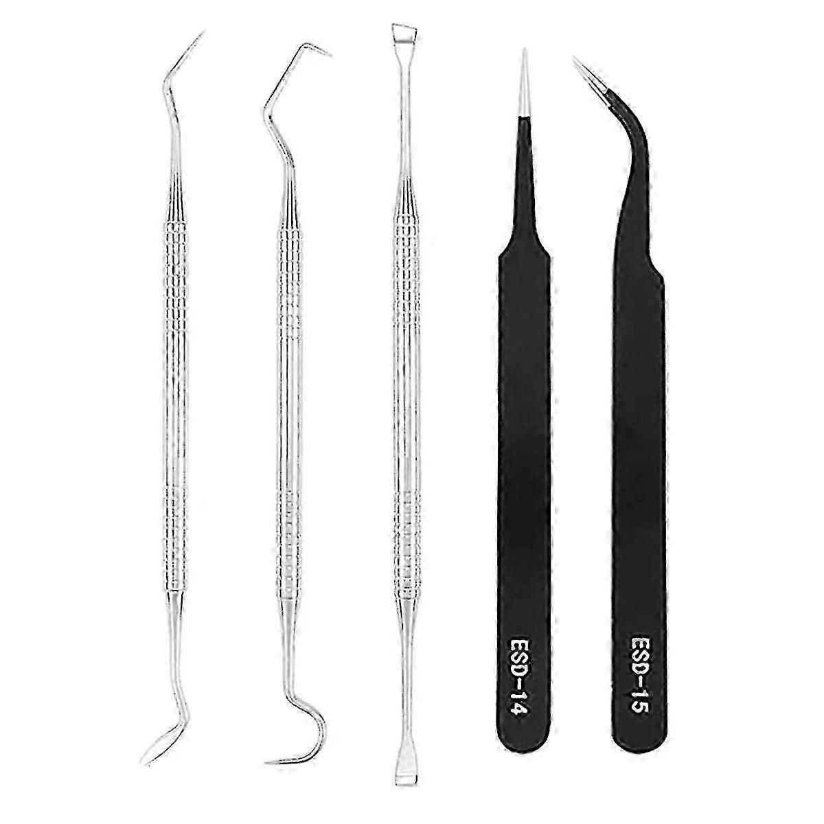 5PCS Precision Hand Craft Vinyl Weeding Tools Set Basic Vinyl Tool Silhouette Cameos DIY Accessories HandmadeTool