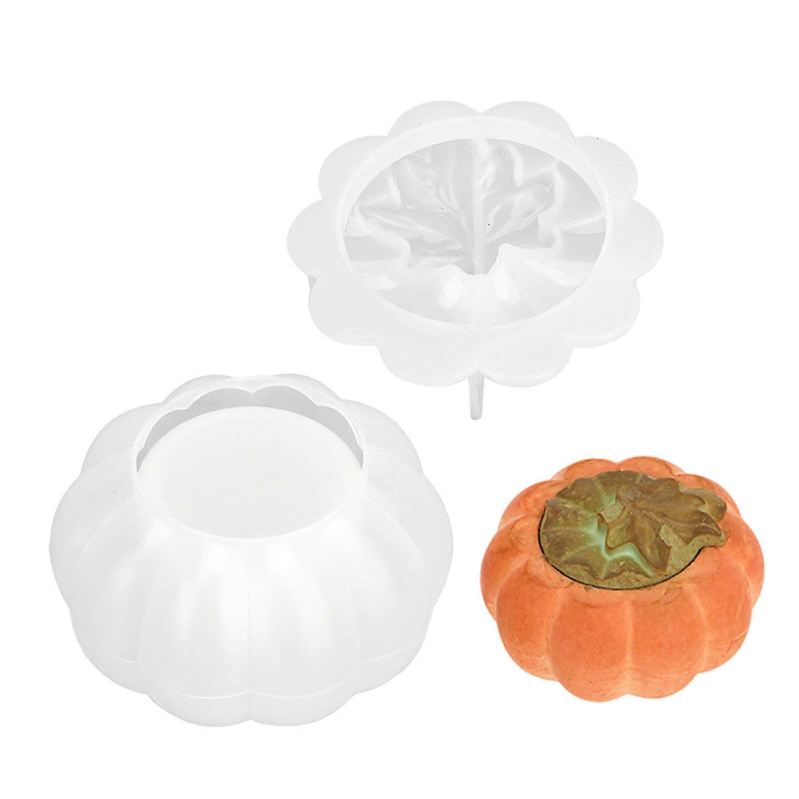 Easy To Demold Silicone Mold for Pumpkin Craft Projects Storage Box with Lid Epoxy Mould Home Decoration Resin Mold