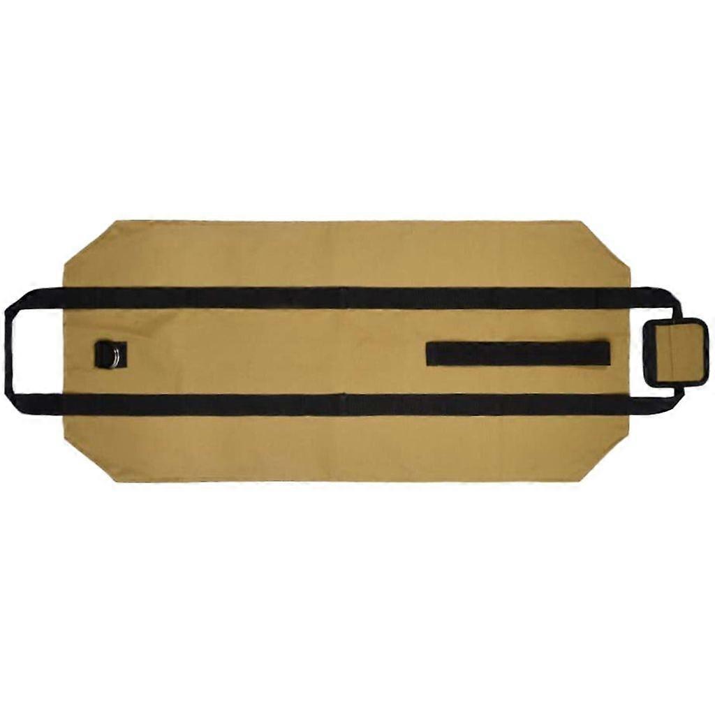 신뢰할 수 있는 장작 보관 가방 목재 운반을 위한 대용량 왁스 캔버스 가방