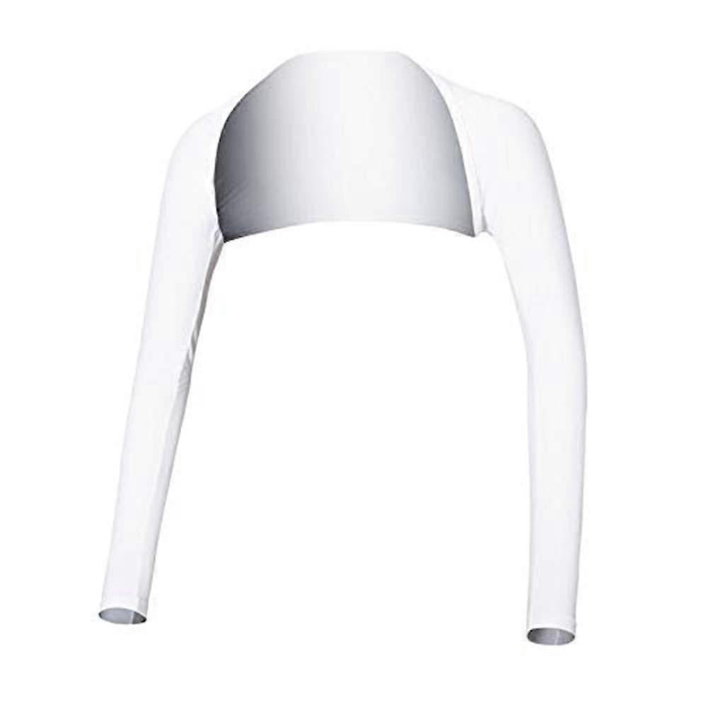 Anti-UV Golf Cooling Shawl Arm Case Sun Protection Breathe and Casual Women Golf and Outdoor Sports White Big