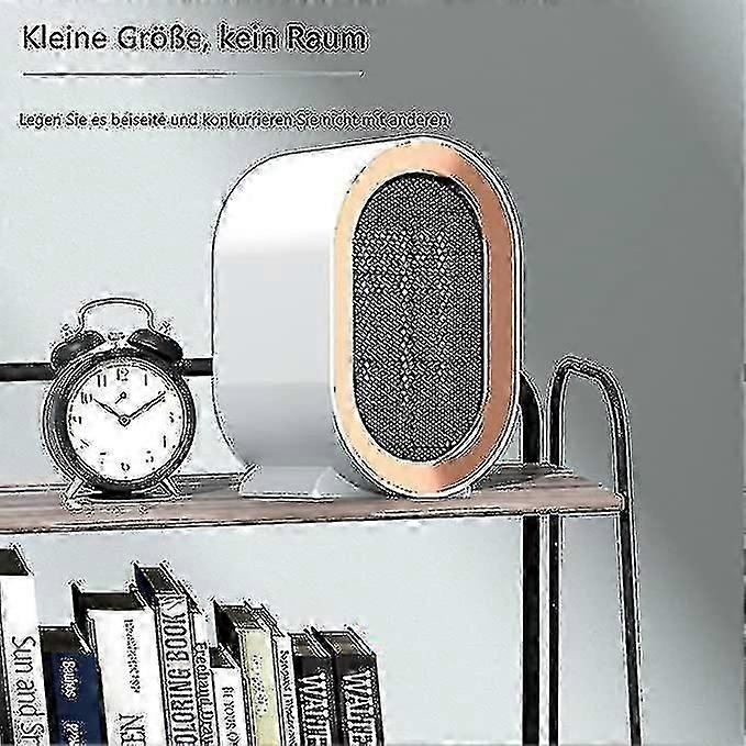 Instant Heater, 1200w Energy-efficient Portable Heater, Compact Ceramic Room Heater, Electric Heater With 2-speed Setting And Switch Eu Plug_Featured