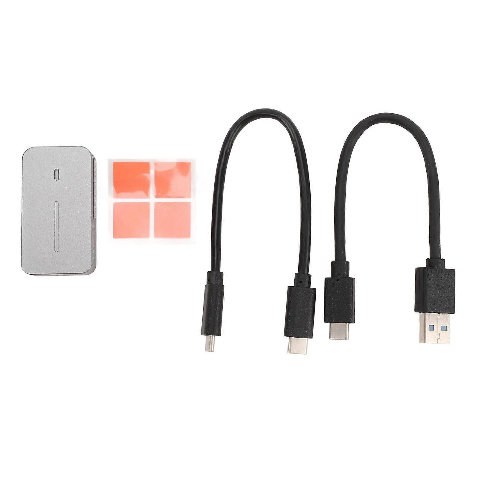 M.2 2230 2242 NVMe PCIE NGFF SSD Aluminum RTL9210B Type C USB3.2 Gen2 10Gbps Solid State Drive Enclosure Reader for PC Laptops