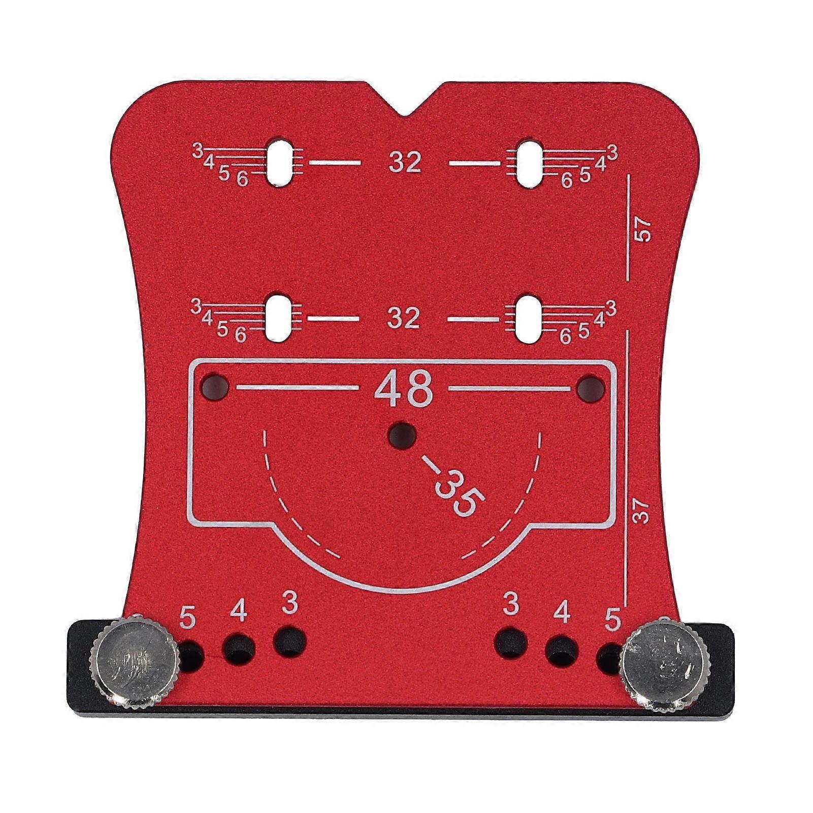 35mm Hinge Hole Jig Aluminum Alloy Drilling Guide Template Woodworking Punching Locator for Cabinet Door