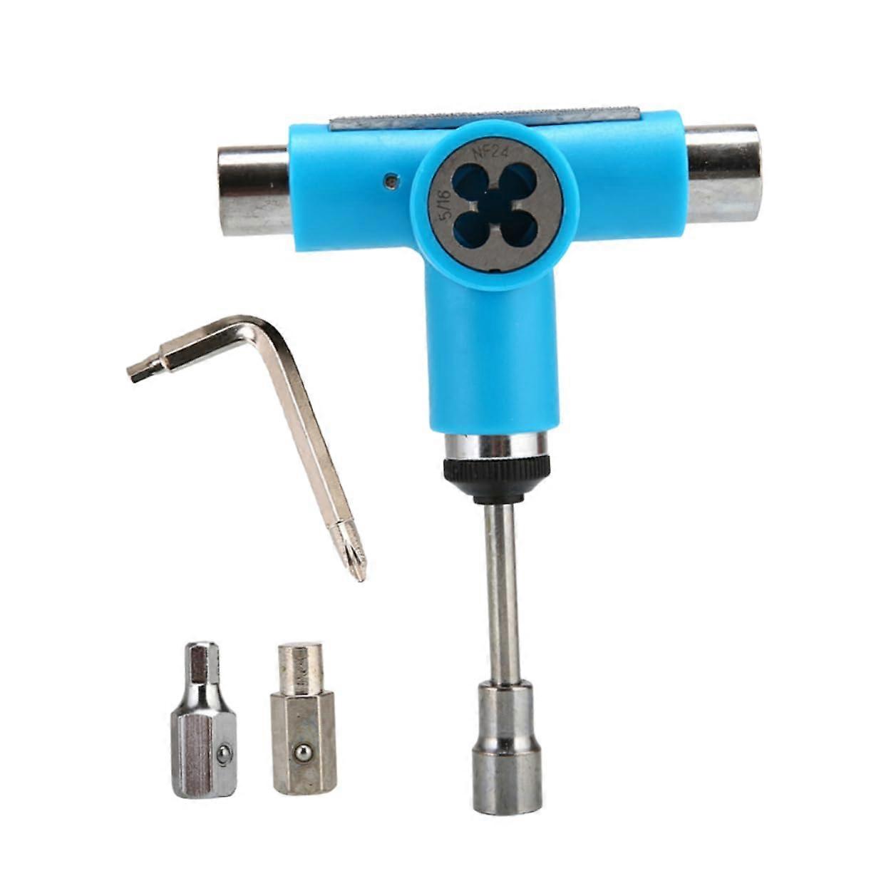 Skate Tool Die Sleeve Buckle Adjustable Roller Skate and Skateboard Disassembly Kit for Easy Assembly Repairs