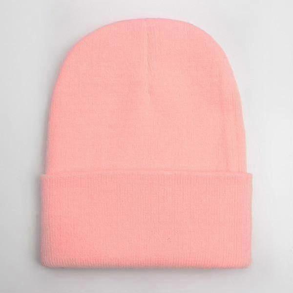 Autumn/winter Wool Blends Soft Warm Knitted Cap