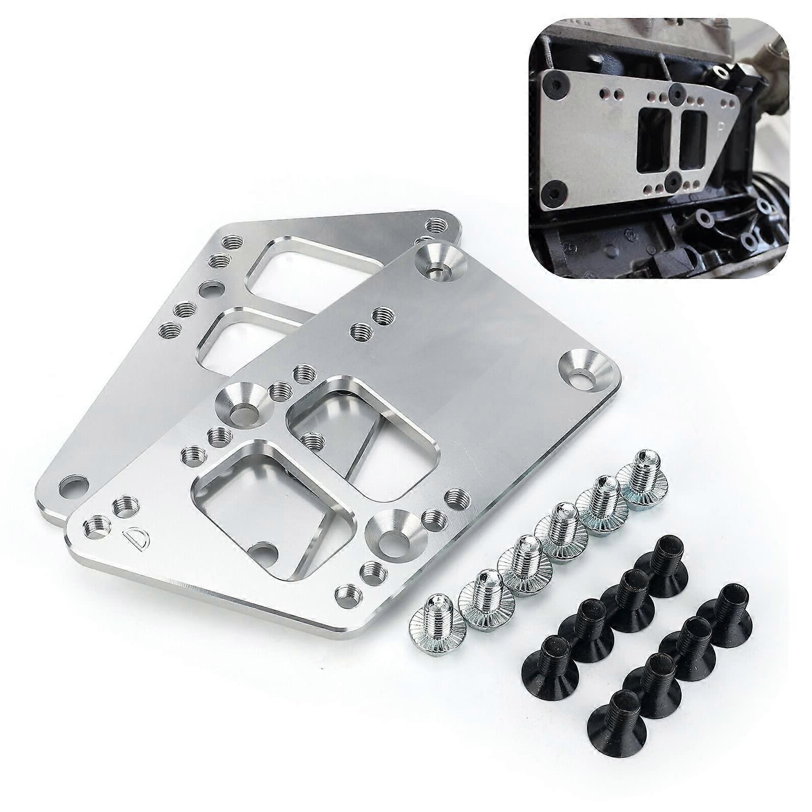 LS Swap Motor Mounts Adapter Plates,LS Conversion Adjustable Universal Swap Bracket for SBC