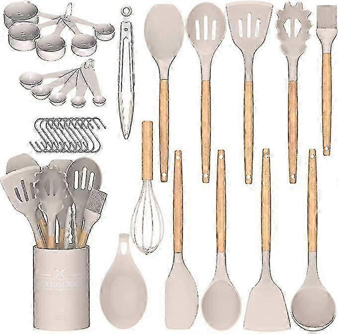 33PCS Silicone Kitchen Utensil Set Non-Stick