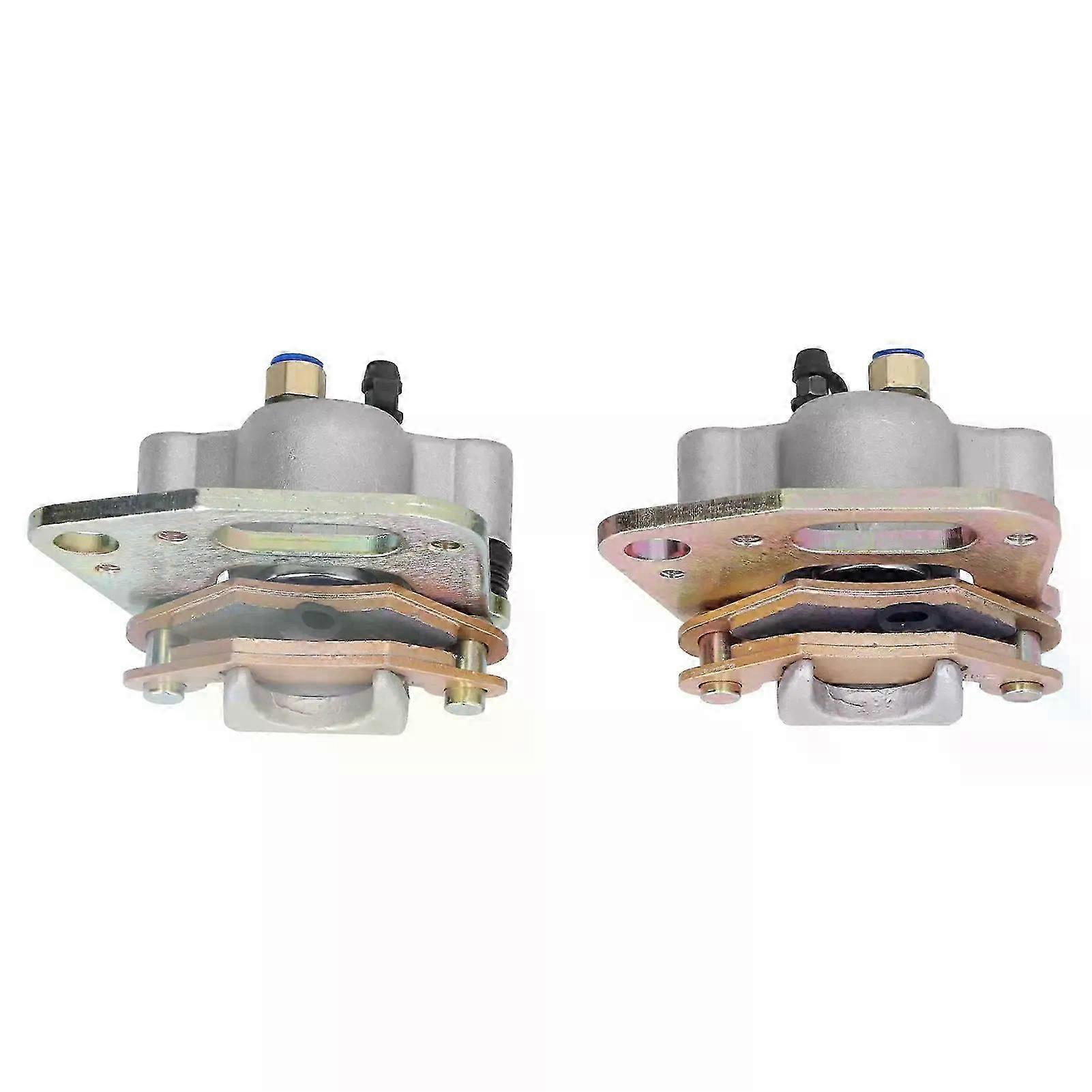 Pair of ATV Front Brake Caliper Assembly Left Right Fit for polaris Sportsman 500 W/Pads