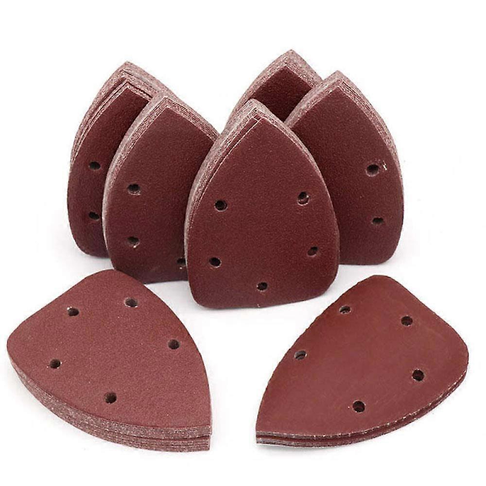 Self-Adhesive Sandpaper 10 Pcs 40-2000 Grit Triangle Sander Disc Hook Loop Abrasive Tools For Polishing