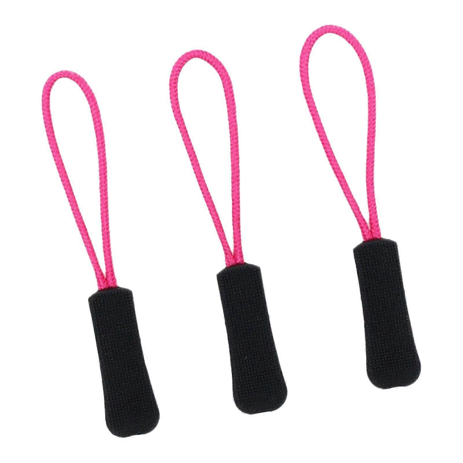 3x Zipper Pulls Pull Strap Zipper Pull Tabs for Purse Suitcase Handbag