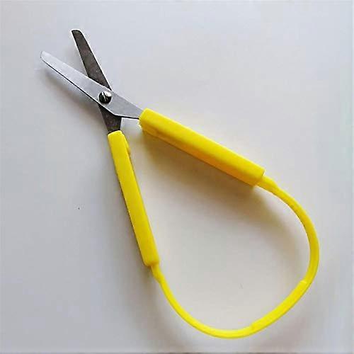 Craft Scissors Loop Scissors for Kids Teens Adults Colorful Looped, Mini Grip Easy Scissor Adaptive Design Cutting for Small Hands,8 Inches Scissors