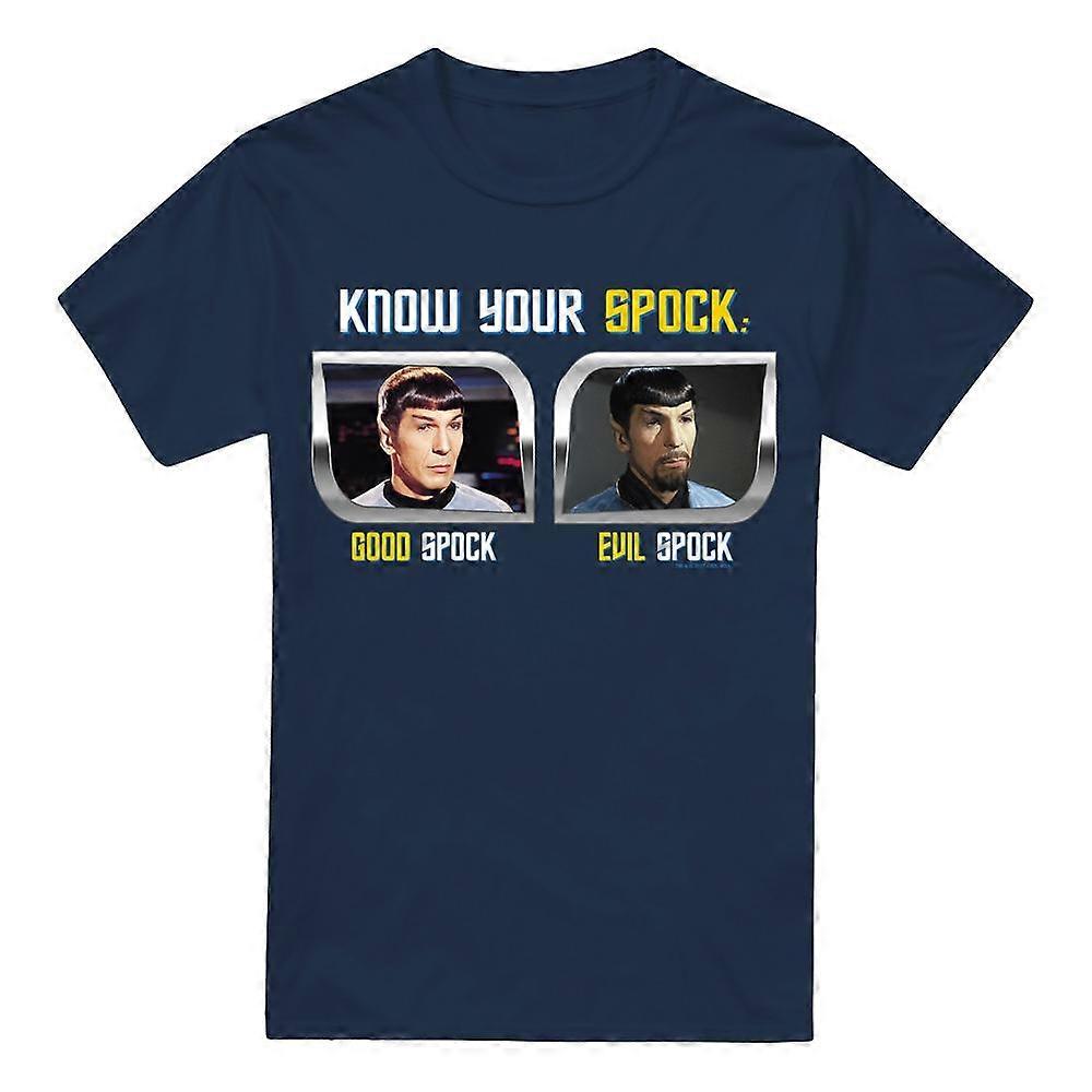 Star Trek Męska koszulka Know Your Spock