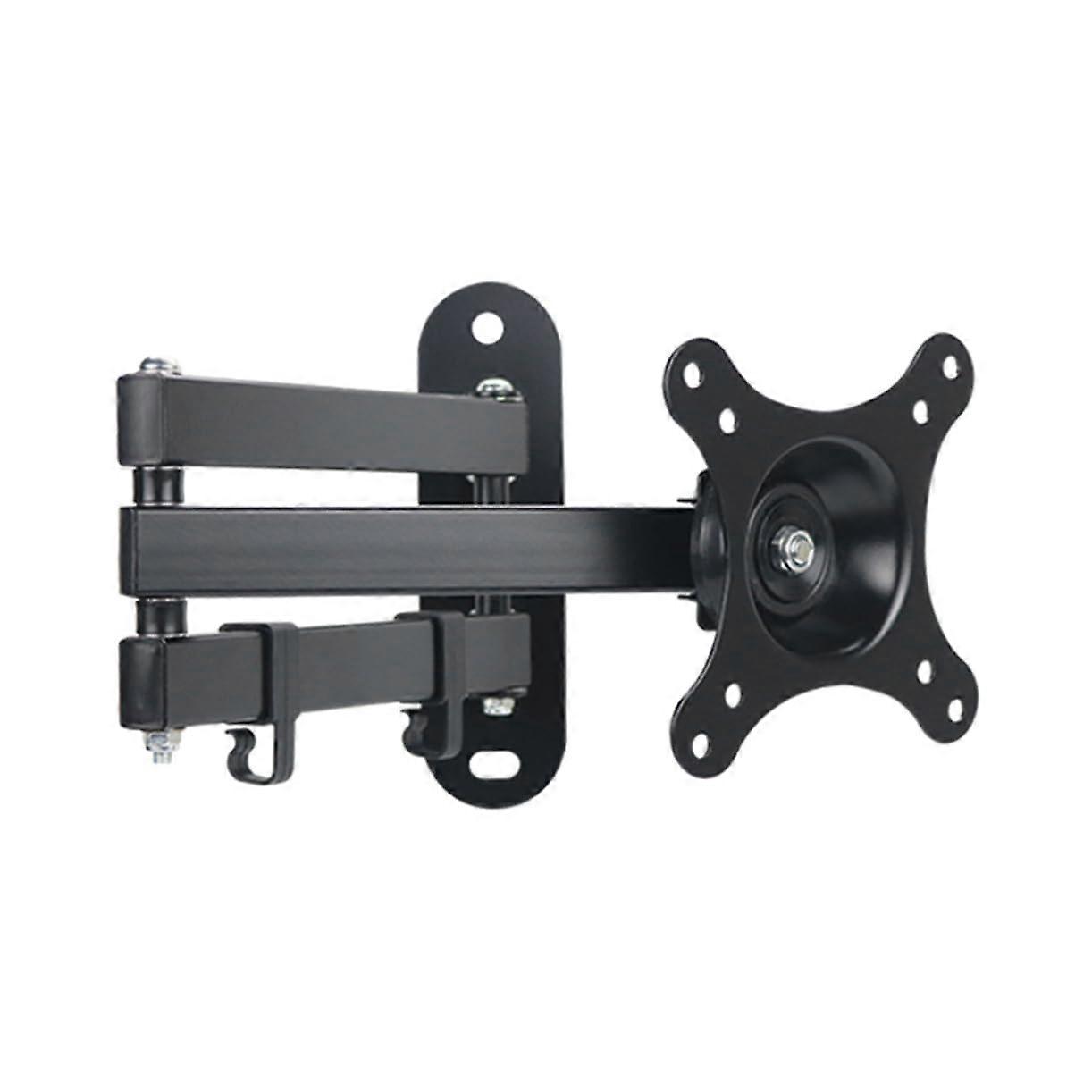 Tv Wall Mount Bracket for 1027 Inch Led Monitor Fixed Frame 15 Degrees Tilt SpaceSaver Universal Tv Support High Load Capacity