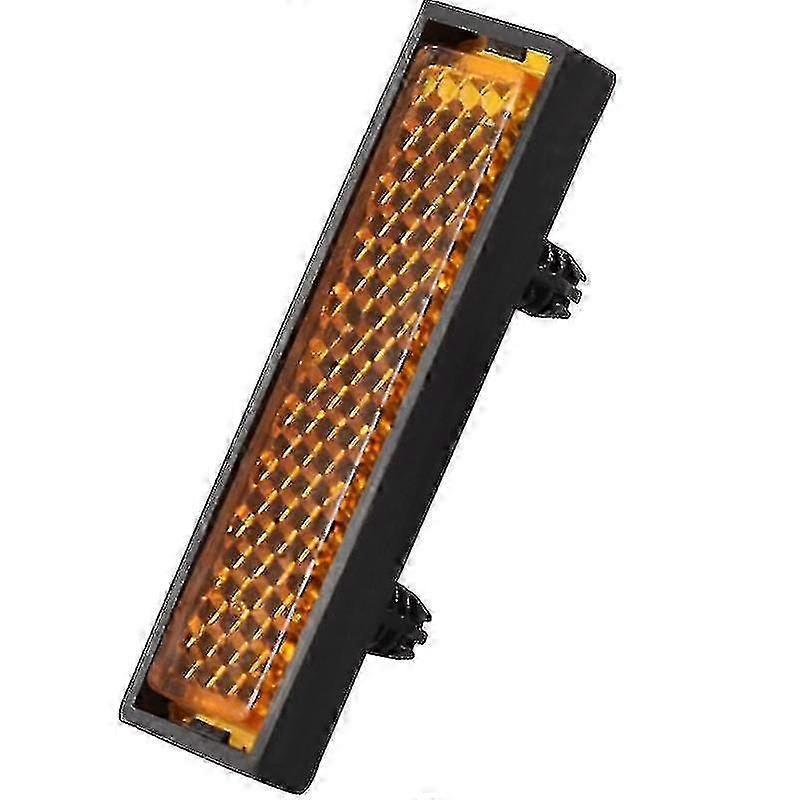 Bisiklet Pedalı Reflektörleri Turuncu Ayarlanabilir Vidalı Bisiklet Mtb Döngüsü Yüksek Görünürlük (4 adet, Sarı)