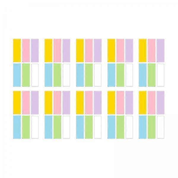 2x Self Sticky Notes Files Flags Stickers for Documents Or Files Colored Smooth