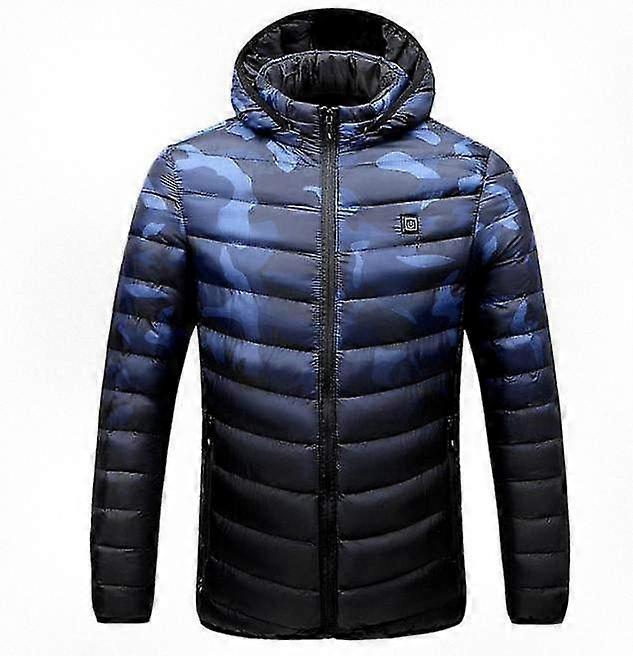 Men's Warm Down Heated Coat with Heating Technology