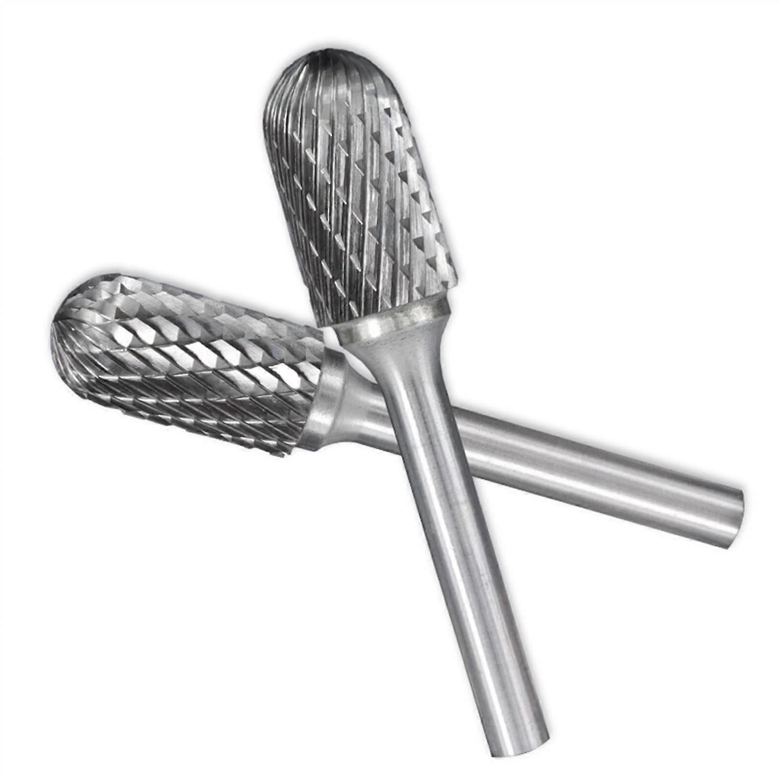 Tungsten Carbide Burr Type C Rotary File, 6 Mm Shank, Double Cut, 12x25 Mm, 1 Pc, Metal Milling Carving