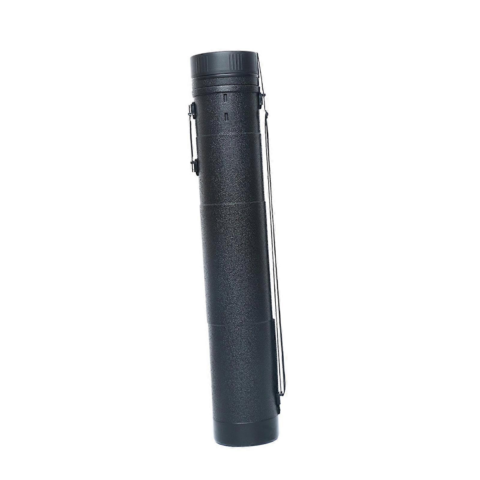 Expandable Poster Tube Telescoping Document Holder with Adjustable Shoulder Strap Drawing Tube Scroll Holder Case for Paper
