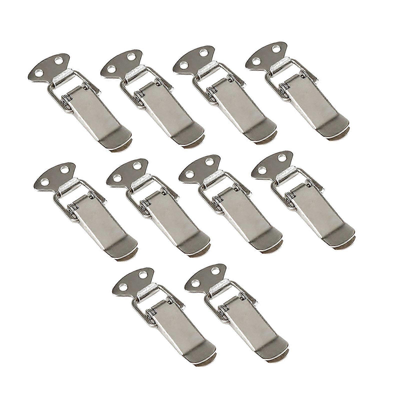 10 Pieces Spring Loaded Toggle Latch Hasp Toggle Latch,Metal Lock Box,Cabinet