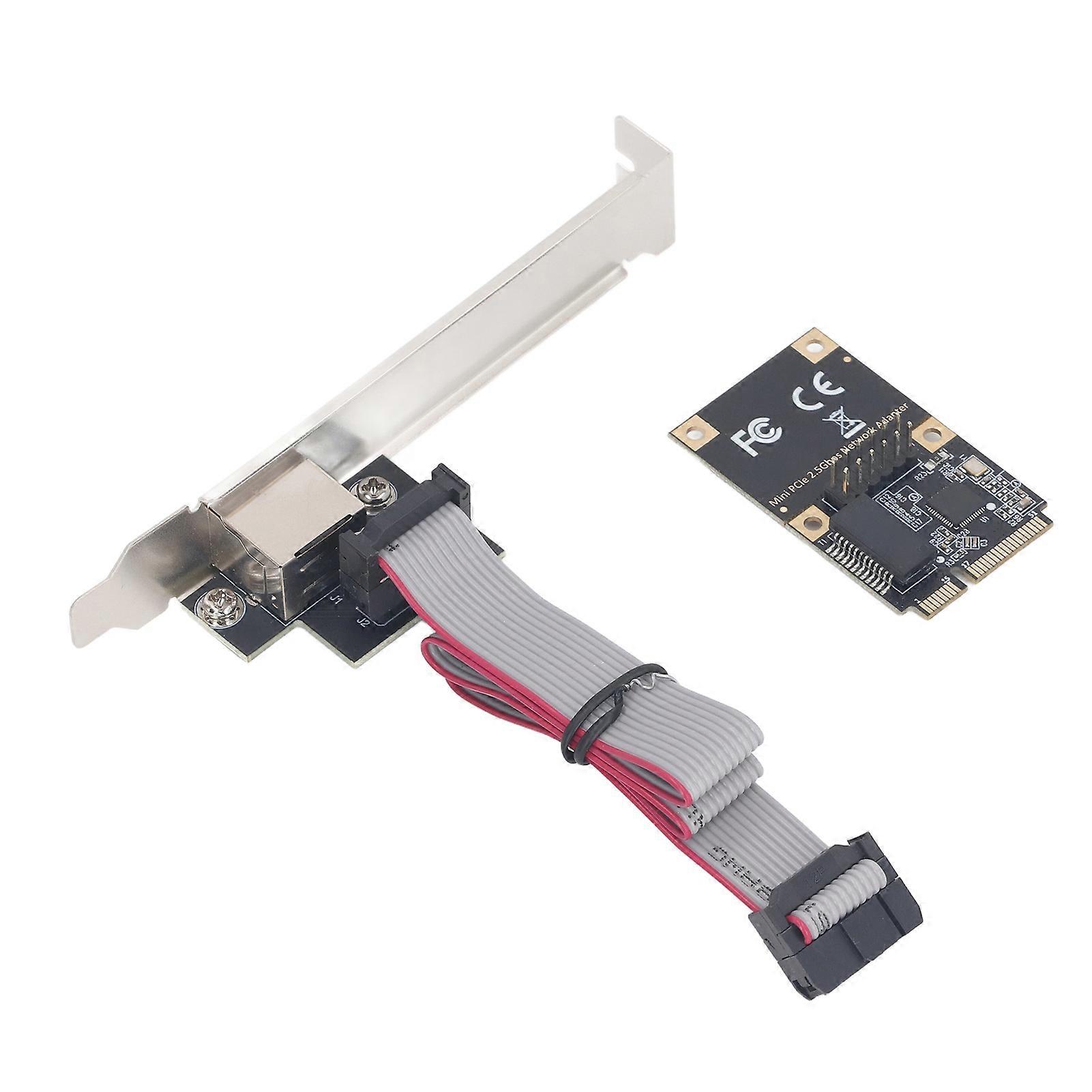 mini pcie netværkskort enkelt port 2.5g gigabit ethernet rj45 netværkskort til stationær pc 