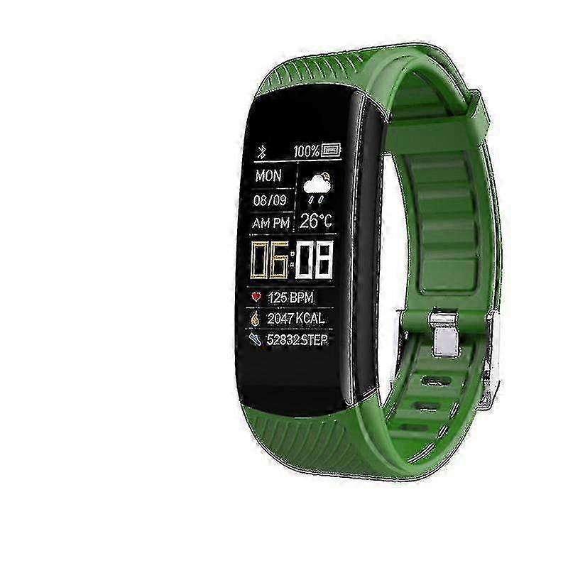 C5s Pedometer Smart Armbånd Hjertefrekvens Helse Overvåking Silikon