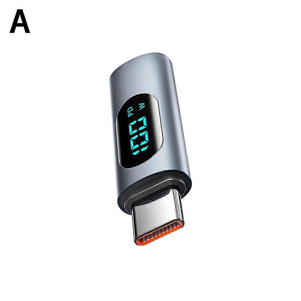 Deep Space Blue (A)$For iphone15 typec digital display adapter PD100W converter 5A super fast charging adapter laptop Macbook