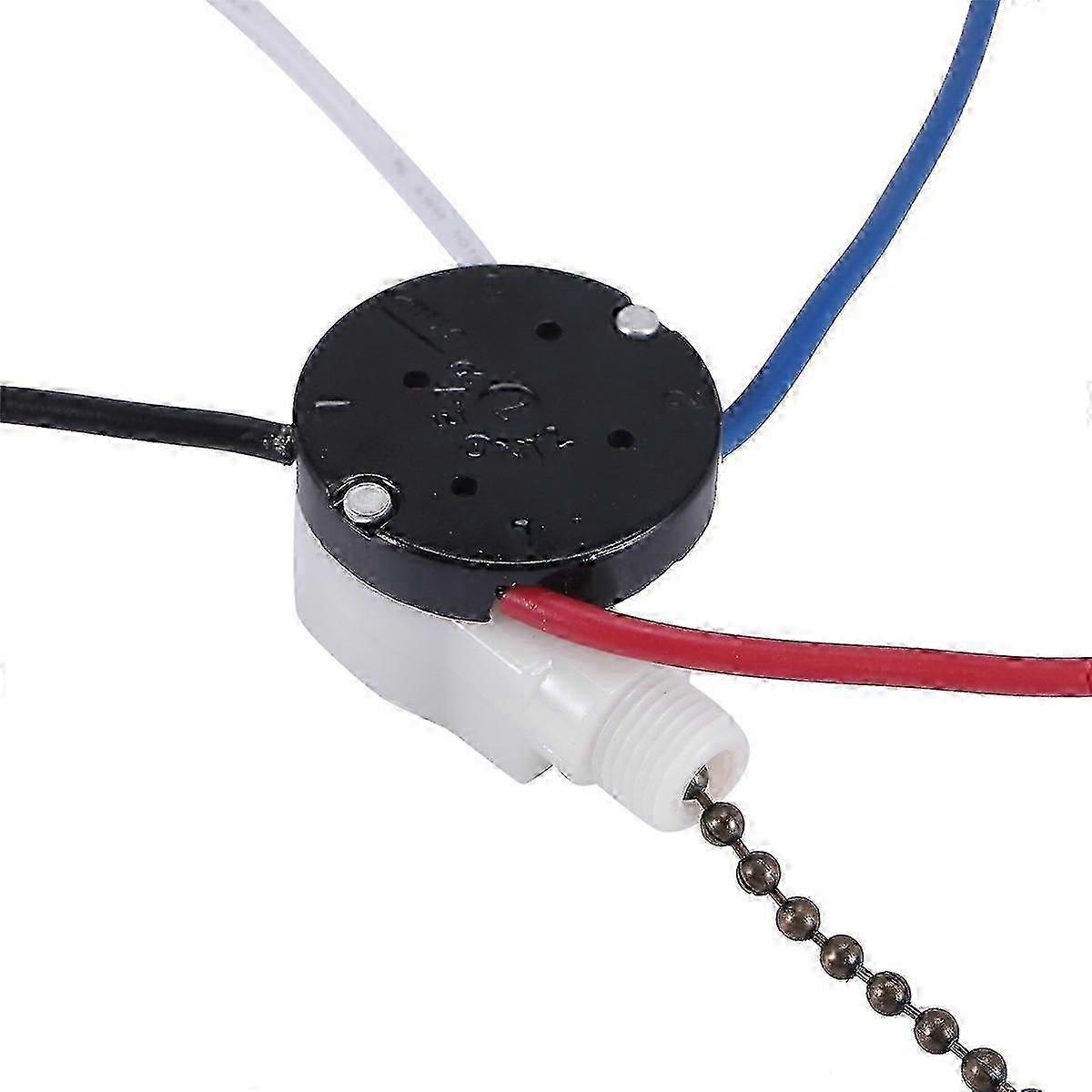 Ceiling Fan Switch Kit 3 Speed 4 Wire,ze-208s Pull Wire Switch Bronze 2025