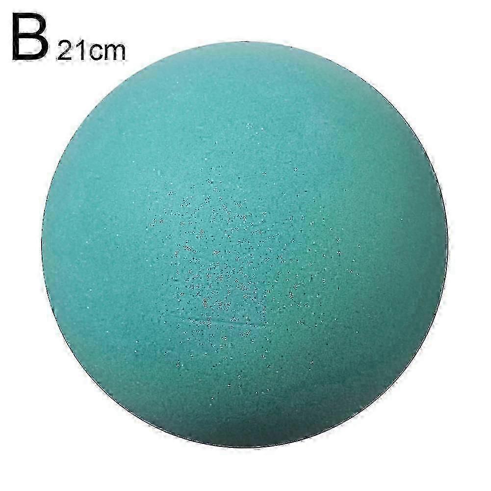 New Silent Indoor Foam Basketball High-Density Green Size 5 Uncoated