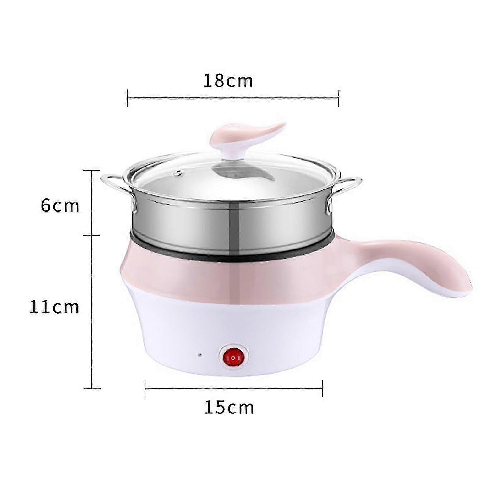 Multifunctional Portable Mini Electric Frying Pan Wok Rice Cooker for Student Dormitory (AU 220V)