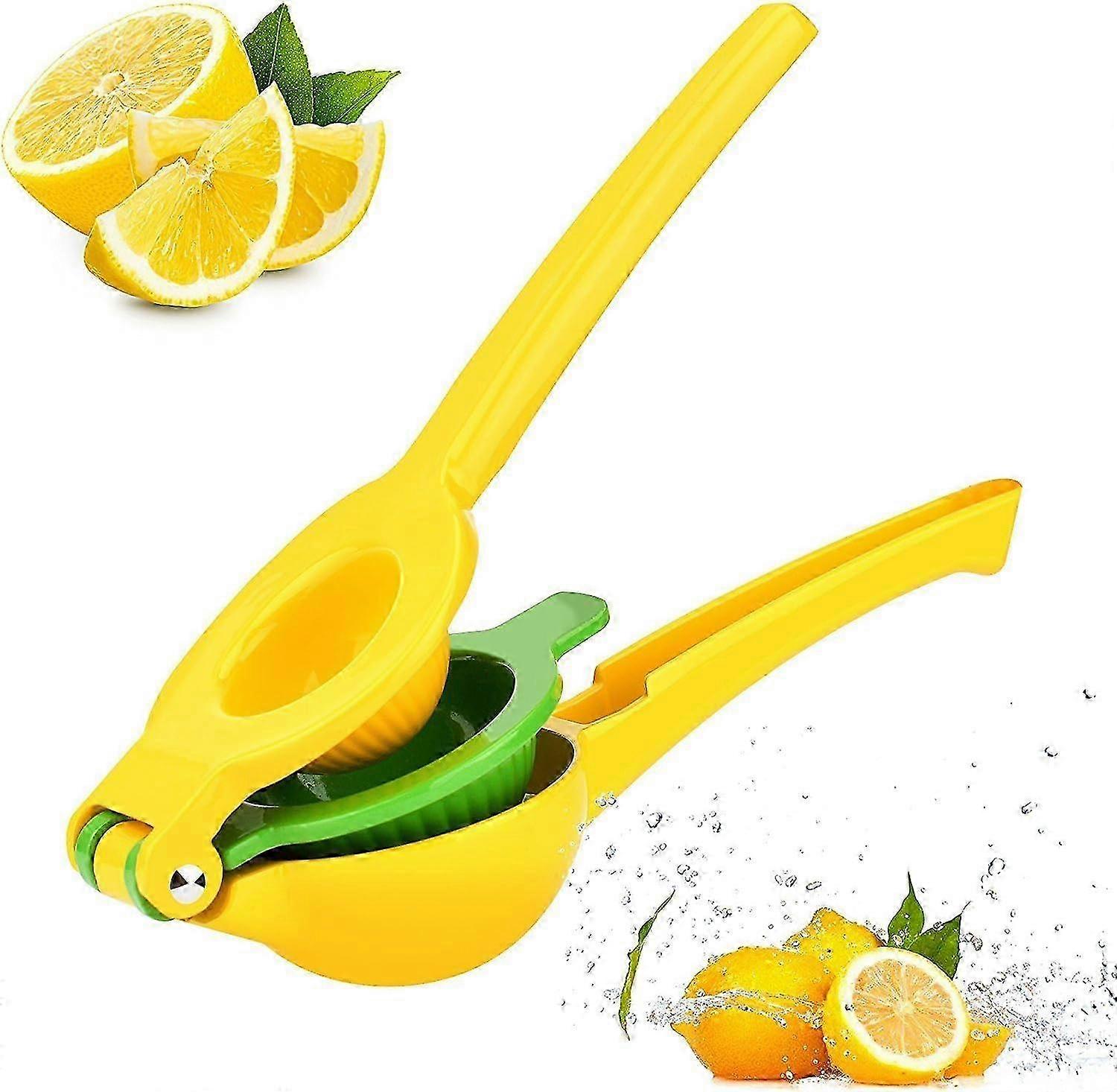 Premium 3-in-1 Manual Citrus Juicer - Metal Lemon Squeezer with Color Box, Anti-Corrosion