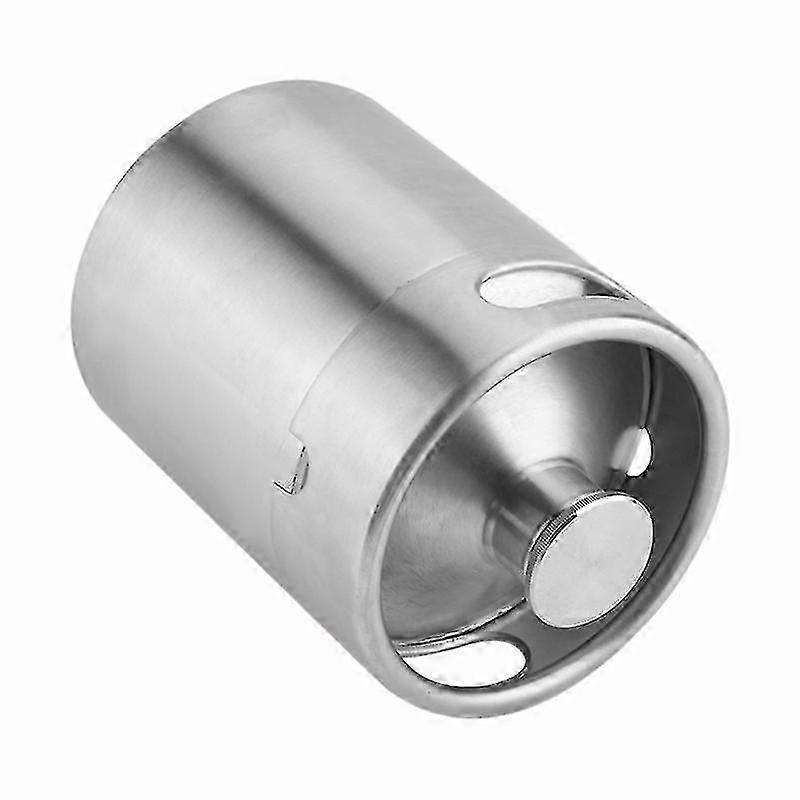 2L Stainless Steel Threaded Beer Kegs Sealed Draft Kegs Silver