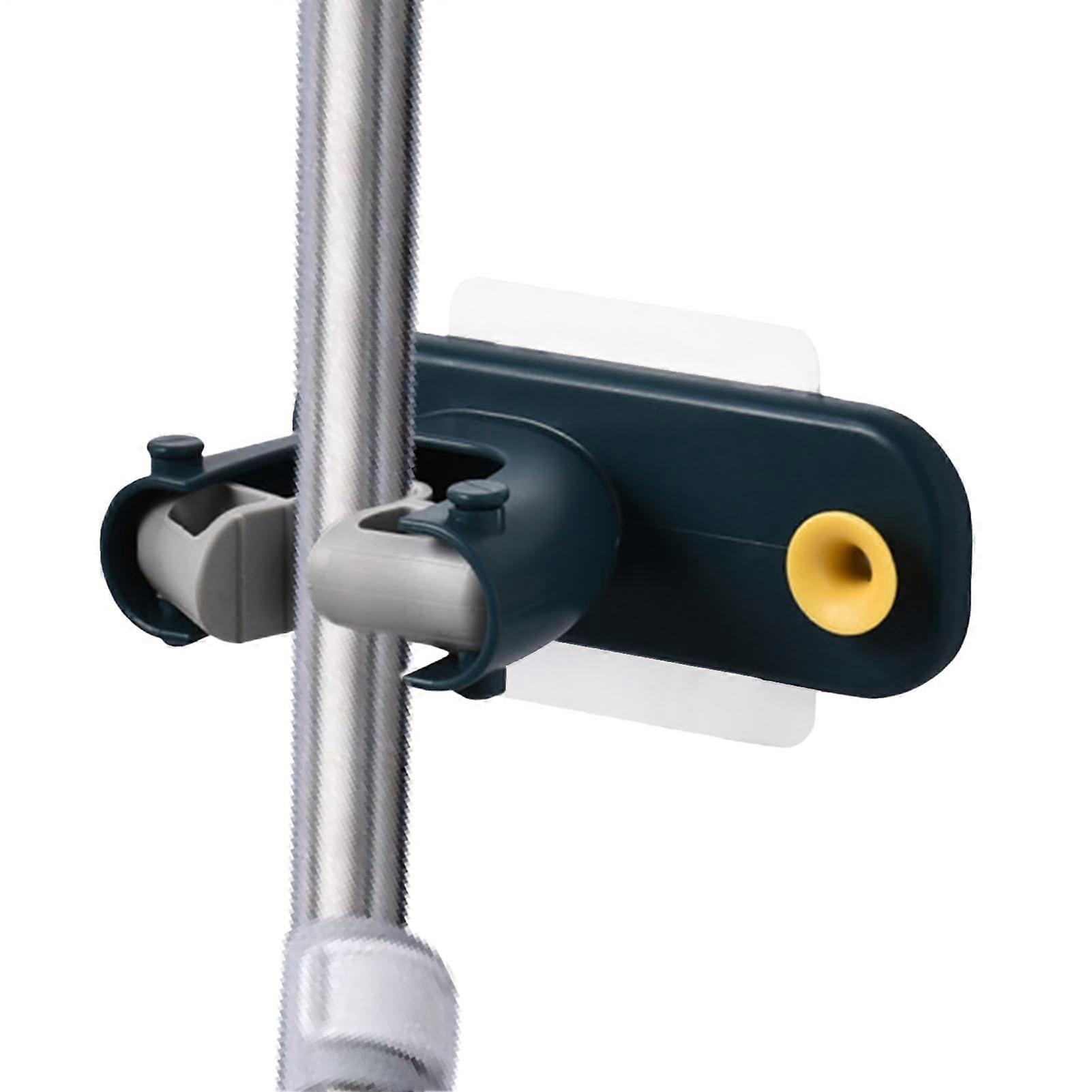 Broom Holder Wall Mount, Heavy Duty Mop Holder for Brooms and Mops, Space-Saving Organizer for Home and Garage