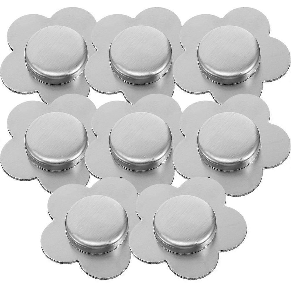 Stainless Steel Magnetic Tablecloth Weights with Windproof & Decorative Flower Design for Tablecloth Fixation