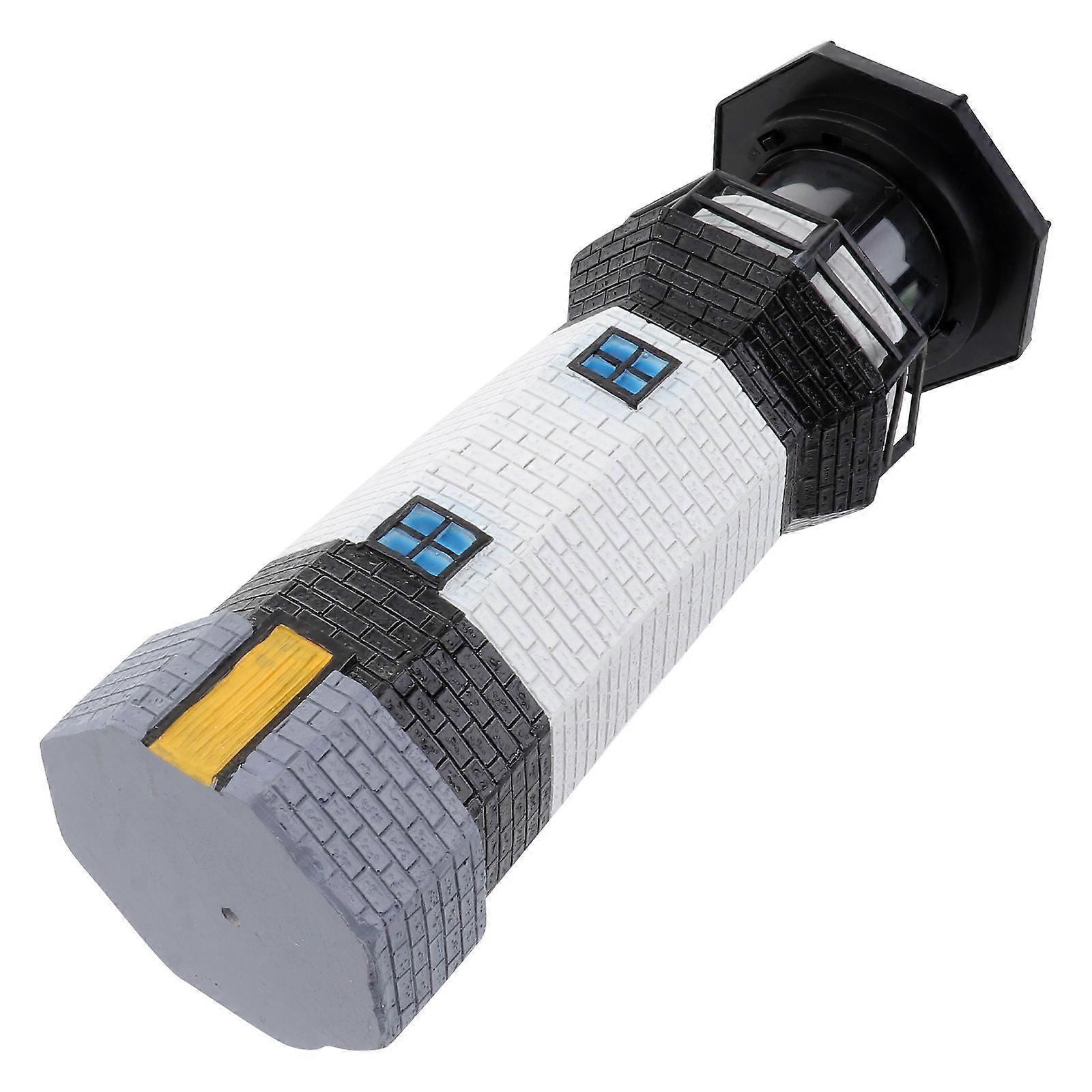 Outdoor Lighthouse Lamp, Solar Energy Operated with 360 Degrees Rotation