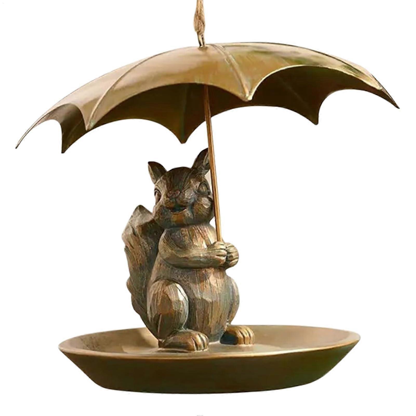 AllWeather Hummingbird Food Station For Patios Lawn (Squirrel)