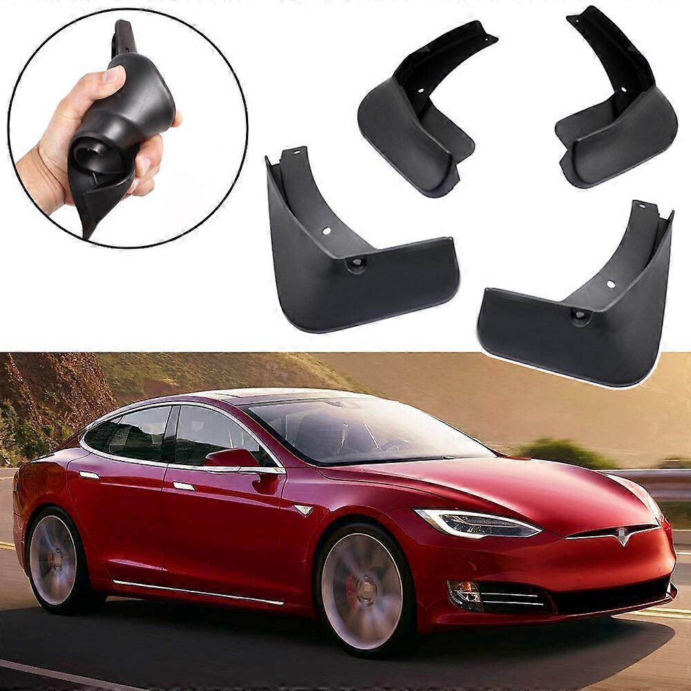 Applies to 4Pcs Car Mud Flaps Splash Guards Fender Mudguard for Tesla Model S 2017-2022
