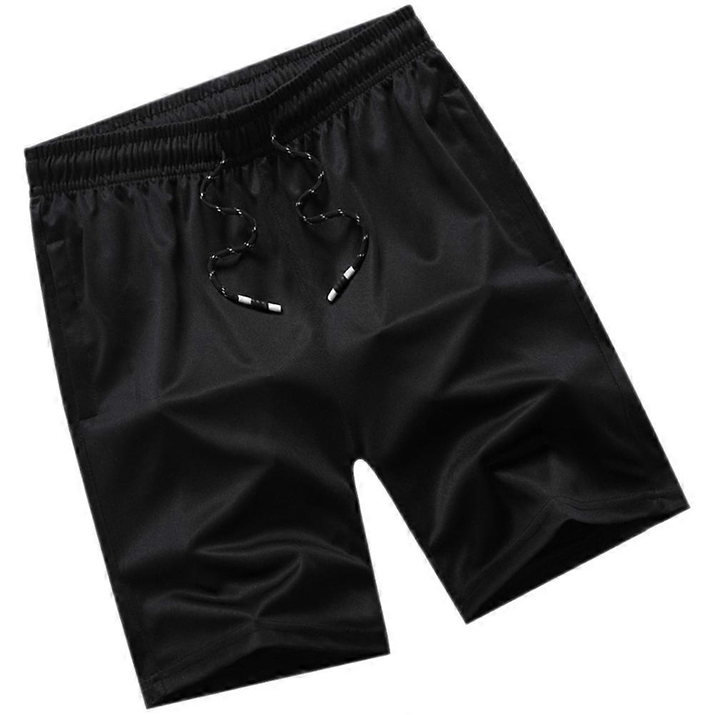Mens Exercising Shorts Black Comfortable Fit For Yoga And Jumping Quick Dry 1Set