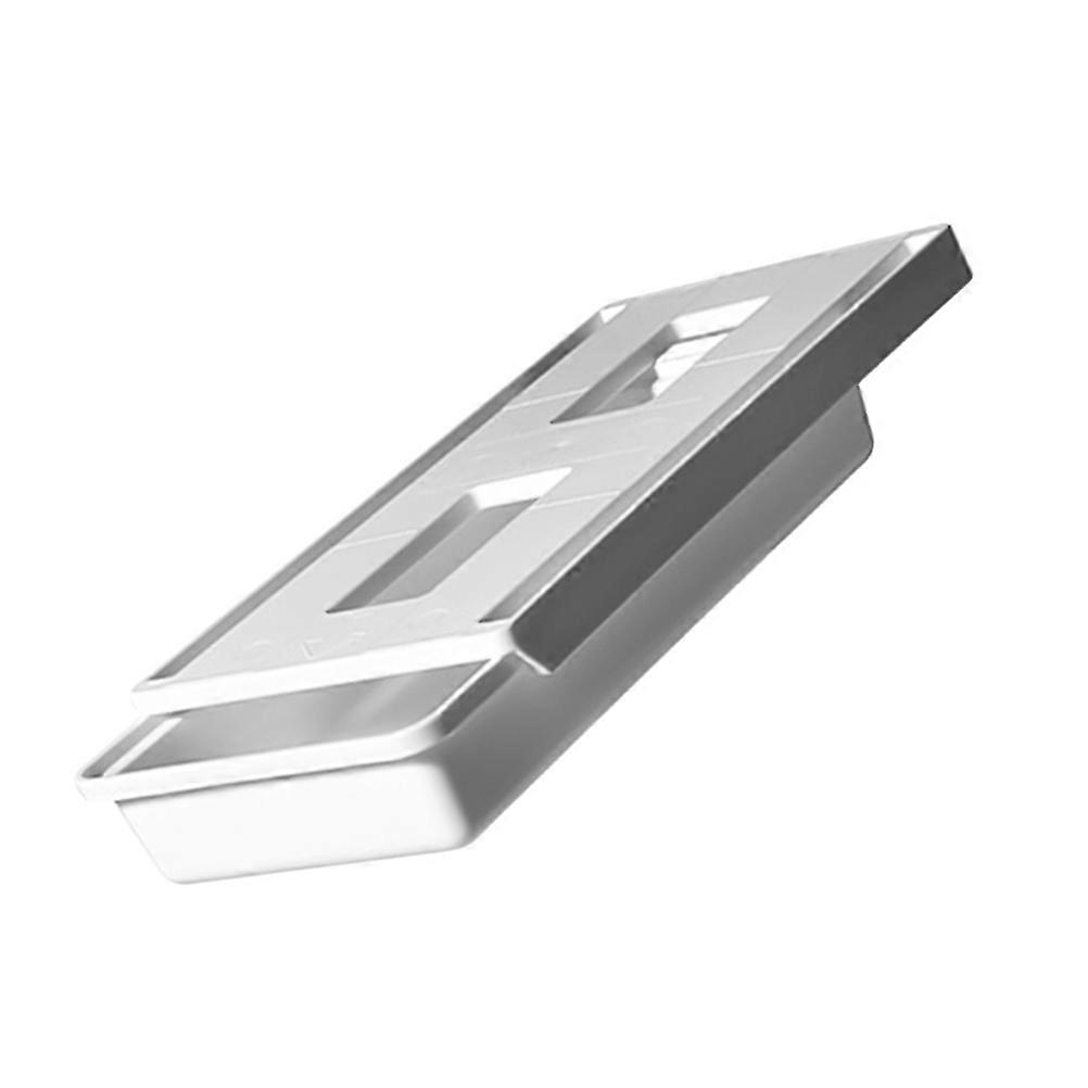 Hidden Storage Box Desk Bottom Storage Box for Office Use 1Pcs White