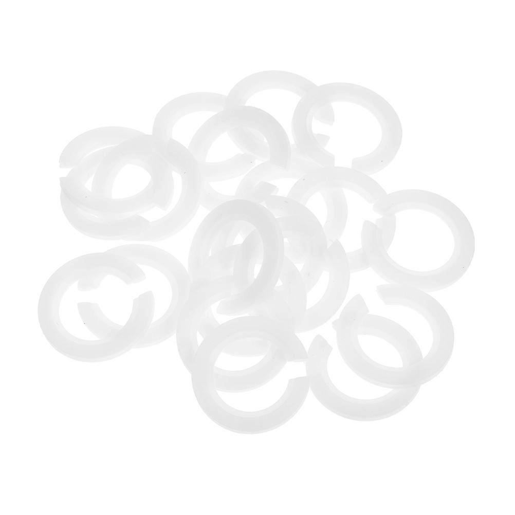 25pcs Plastic Lamp Shade Adapter Rings Converter for Ceiling Lights Easy Installation